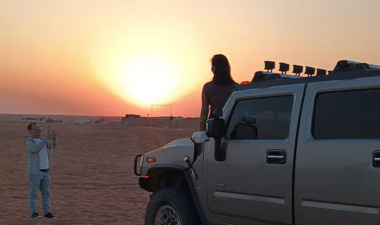 Hummer Safari Best way to explore Dubai Desert Safari.